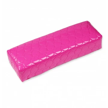 KÉZTÁMASZ MŰBŐR SZIVECSKÉS SZÖGLETES FUCHSIA