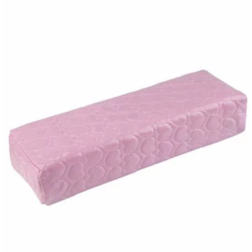KÉZTÁMASZ MŰBŐR SZIVECSKÉS SZÖGLETES PINK