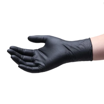 GUMIKESZTYŰ NITRYLEX FEKETE S - 100DB