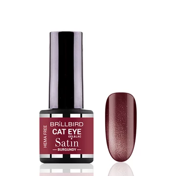 CAT EYE SATIN BURGUNDY