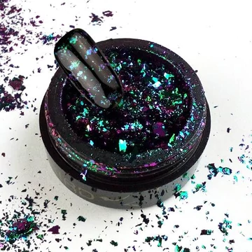 CHROME FLAKES GREEN