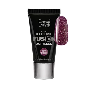 FUSION ACRYLGEL GLITTER BURGUNDY