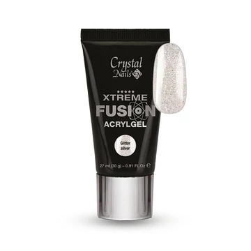 FUSION ACRYLGEL GLITTER SILVER