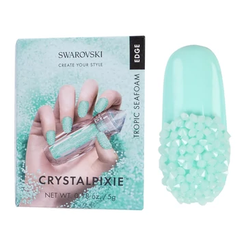 SWAROVSKI CRYSTAL PIXIE EDGE TROPIC SEAFOAM