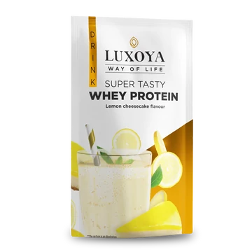 Whey Protein - Tejsavó fehérje italpor 30g - Citromos sajttorta ízű