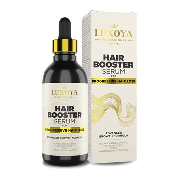 HAIR BOOSTER SERUM – FOR PROGRESSIVE HAIR LOSS - PROGRESSZÍV* HAJHULLÁS CSÖKKENÉST ÉS HAJNÖVEKEDÉST ELŐSEGÍTŐ SZÉRUM - 90ml