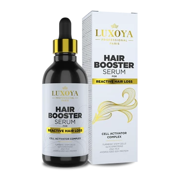 HAIR BOOSTER SERUM – FOR REACTIVE HAIR LOSS - REAKTÍV* HAJHULLÁS CSÖKKENÉST ÉS HAJNÖVEKEDÉST ELŐSEGÍTŐ SZÉRUM - 90ml