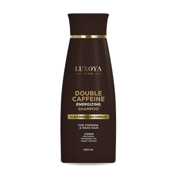 DOUBLE CAFFEINE ENERGIZING SHAMPOO – DUPLA KOFFEINES ENERGIZÁLÓ HAJNÖVEKEDÉST TÁMOGATÓ SAMPON - RITKULÓ ÉS GYENGE HAJRA - 400ml