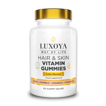 Hair & Skin Vitamin Gummies - Gumimaci vitamin Kóla ízű 60db