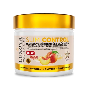 SLIM CONTROL - TESTSÚLYCSÖKKENTÉST ELŐSEGÍTŐ ROST ITALPOR - BARACK-JOGHURT ÍZBEN 300G