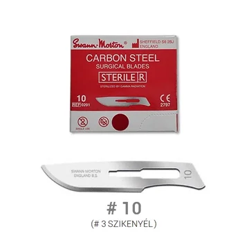Swann-Morton - steril szénacél szikepenge - 100db