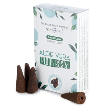 Füstölő Kúpok, Stamford - Vízesés Hatású Füstölő Égetőhöz - Aloe Vera