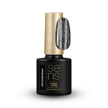 ICE FLAKE BASE&BUILDER GEL BLACK
