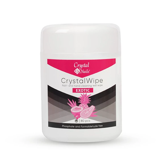 CRYSTALWIPE KÖRÖM- ÉS KÉZTISZTÍTÓ NEDVES TÖRLŐKENDŐ - EXOTIC
