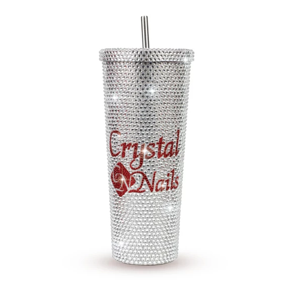 CN STRASSZKÖVES POHÁR - EZÜST
