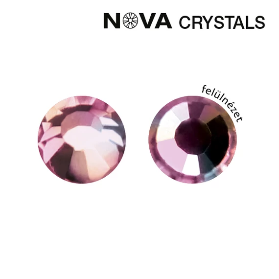 NOVA STRASSZKŐ LIGHT ROSE AB 100DB