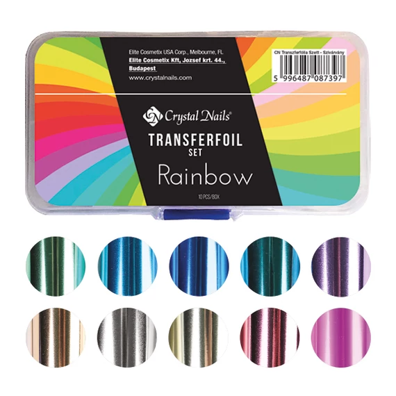 TRANSZFERFÓLIA SZETT RAINBOW
