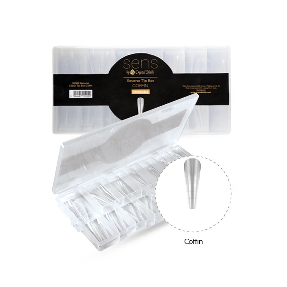 SENS Reverse Clear Tip Acrylgel-hez - Coffin 140DB