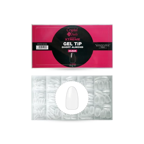 Xtreme Gel Tip Box - Rövid mandula