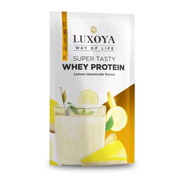 Whey Protein - Tejsavó fehérje italpor 30g - Citromos sajttorta ízű