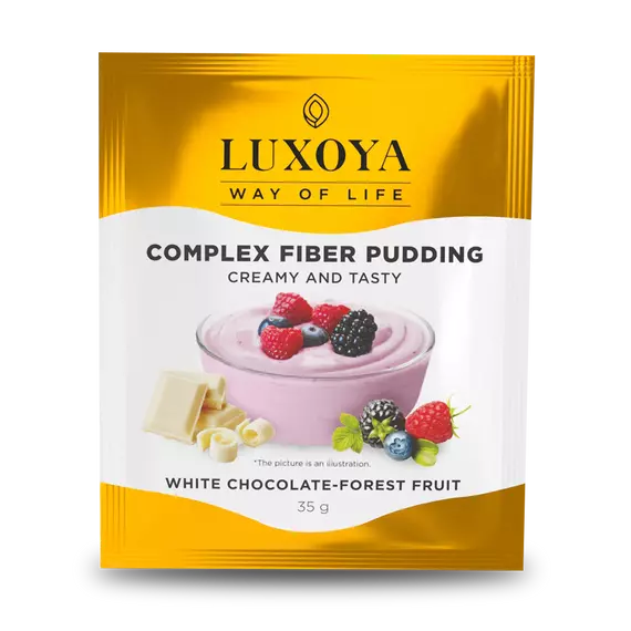 Complex Fiber Pudding - Rost puding 35g - Fehér csokoládé-Erdei gyümölcs ízű
