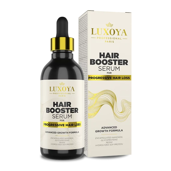 HAIR BOOSTER SERUM – FOR PROGRESSIVE HAIR LOSS - PROGRESSZÍV* HAJHULLÁS CSÖKKENÉST ÉS HAJNÖVEKEDÉST ELŐSEGÍTŐ SZÉRUM - 90ml