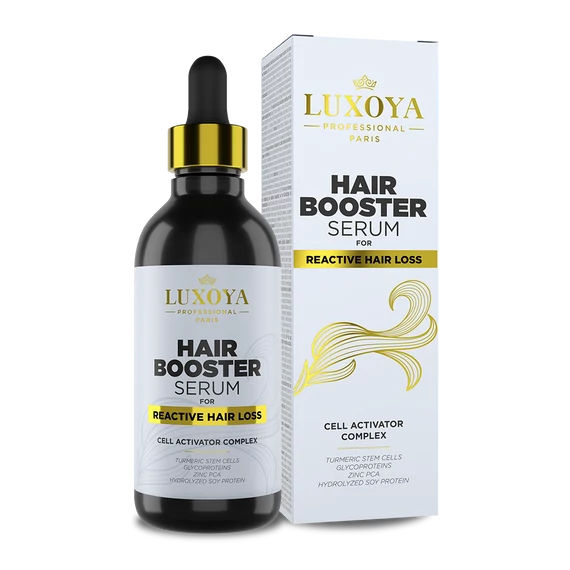 HAIR BOOSTER SERUM – FOR REACTIVE HAIR LOSS - REAKTÍV* HAJHULLÁS CSÖKKENÉST ÉS HAJNÖVEKEDÉST ELŐSEGÍTŐ SZÉRUM - 90ml