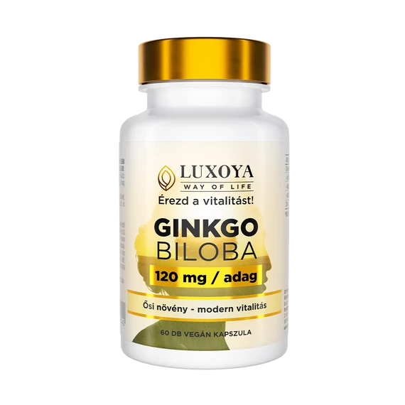 GINKO BILOBA KIVONATOT ÉS CINKET TARTALMAZÓ ÉTRENDKIEGÉSZÍTŐ KAPSZULA