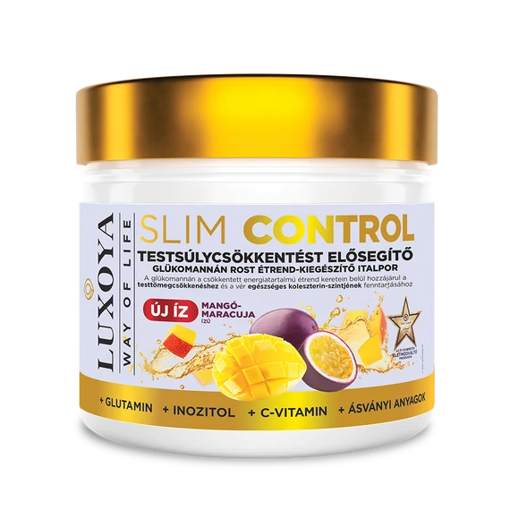 SLIM CONTROL - TESTSÚLYCSÖKKENTÉST ELŐSEGÍTŐ ROST ITALPOR - MANGÓ-MARACUJA ÍZBEN 300G