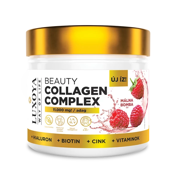 Beauty Collagen Complex 300g - MÁLNA BOMBA ízű kollagén italpor