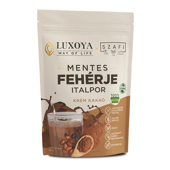 LUXOYA X SZAFI MENTES FEHÉRJE ITALPOR - KAKAÓ