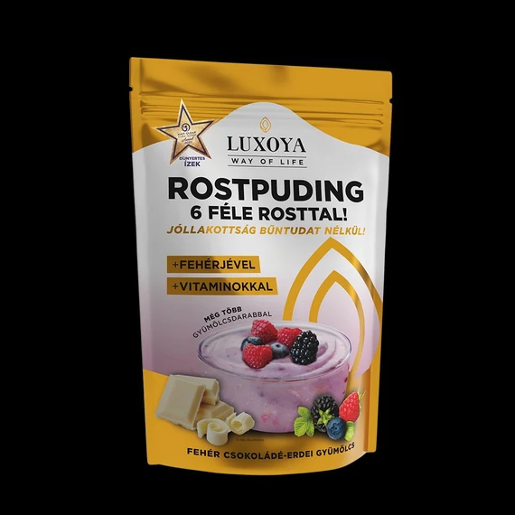 ROSTPUDING 6 FÉLE ROSTTAL - FEHÉR CSOKOLÁDÉ ERDEI GYÜMÖLCS