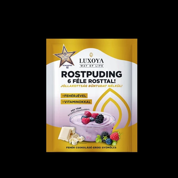 ROSTPUDING 6 FÉLE ROSTTAL - FEHÉR CSOKOLÁDÉ ERDEI GYÜMÖLCS